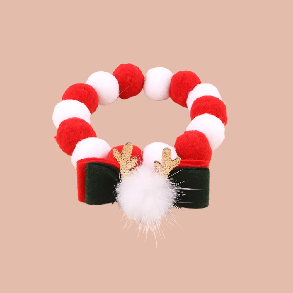 ScratchKitty™ Christmas Furball Bow